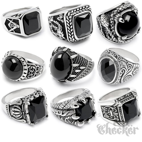 Edelstahl herren ring - herren,