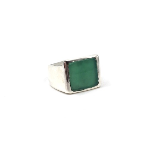 925 silber ring grüner - 925,