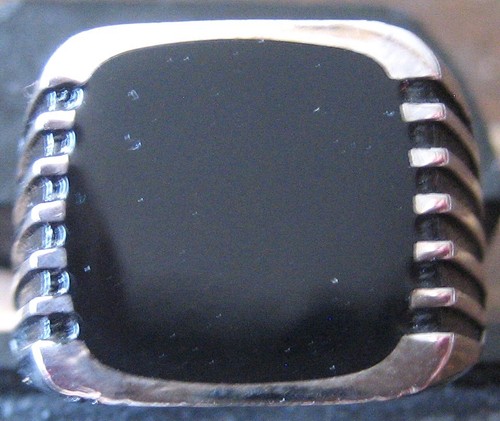 Onyx schwarz siegelring signet - siegelring,