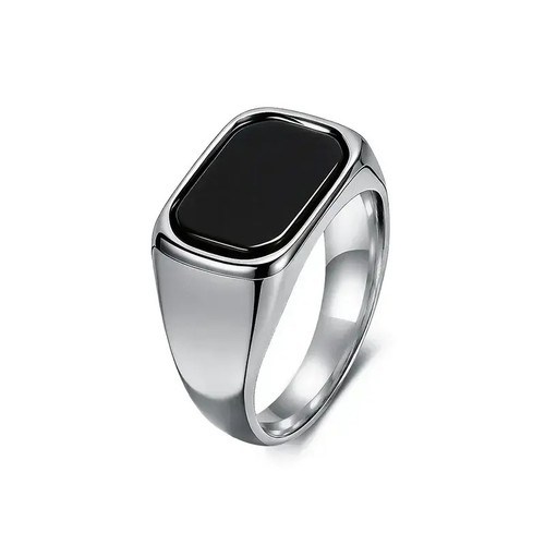 Edelstahl herren ring - edelstahl,