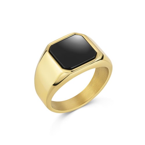 Herren ring gold - ring, vergoldet