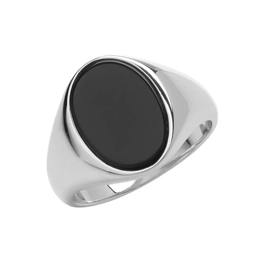 Siegelring sterlingsilber oval - siegelring,