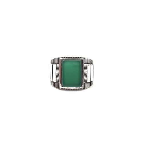 925 silber ring grüner - 925,