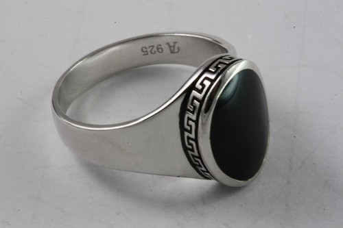 Herrenring onyx siegelring - onyx,