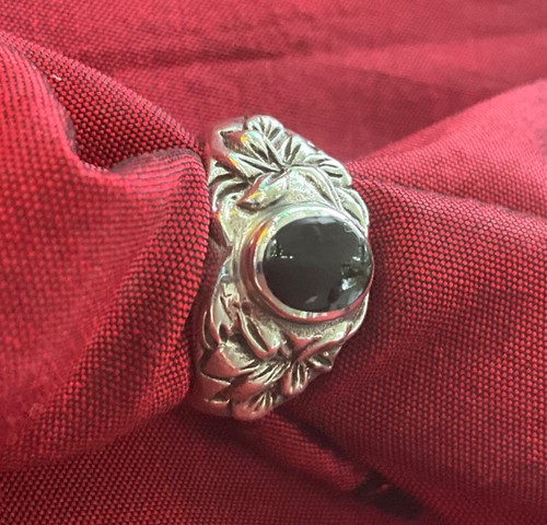 Ring silber 925 mit schwarzem - silber,