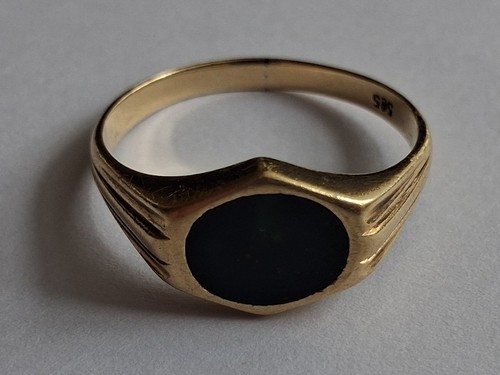 Herren siegelring 585 gold - gold, 14