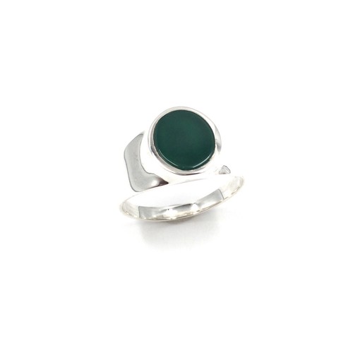 925 silber ring grüner - silber,