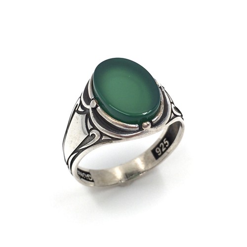 925 silber ring - ring, grüner