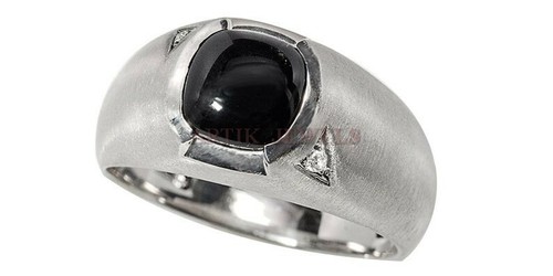 Natürlicher schwarzer onyx - natürlicher,