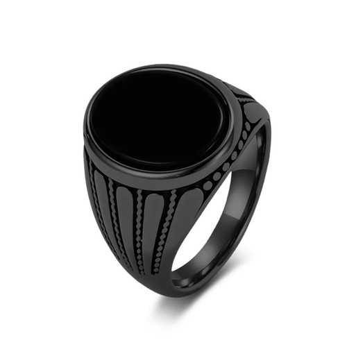 Edelstahl herren ring silber - edelstahl,