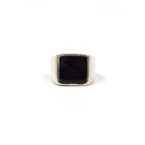 925 silber ring schwarzer - ring,