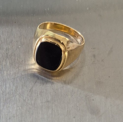 18k goldring herrenring - herrenring, 750er